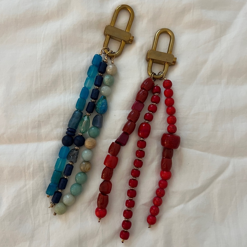 Free People Prismatic Beaded Bag Charm
